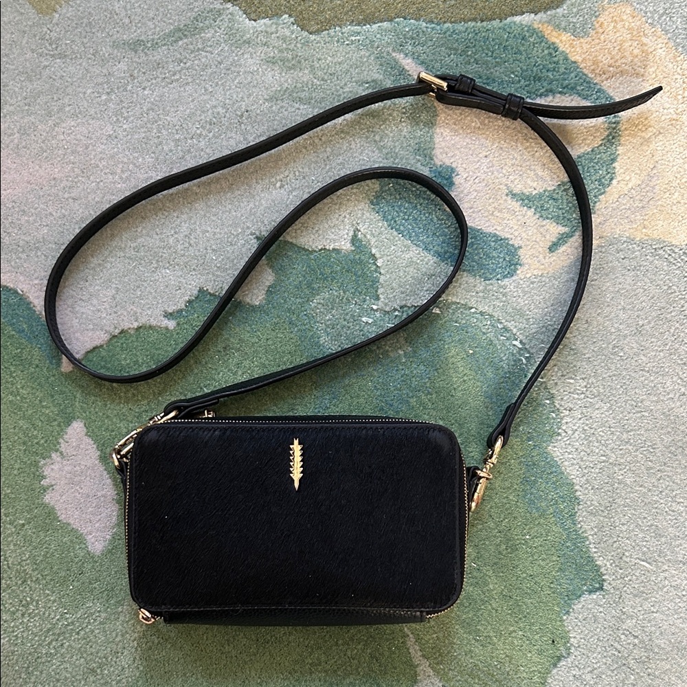 Thacker Riley Genuine Calf Hair Cross Body Bag